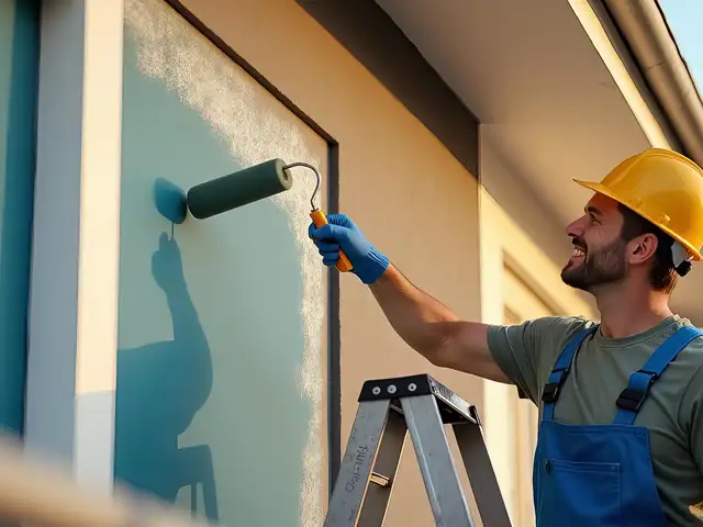 Peinture extérieure sur façades